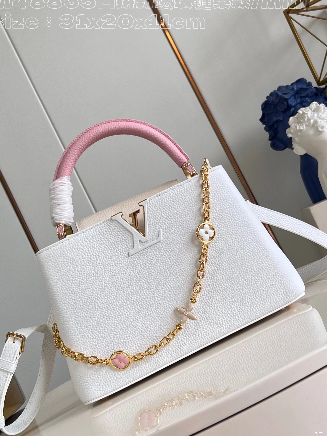 Cheap CAPUCINES LOUIS BB-31.5*20*11CM VUITTON 0816